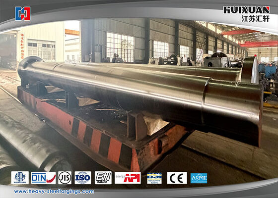 Rèn thép nặng ASME Trục tàu biển, Trục tàu, Trục đuôi, Trục bánh lái